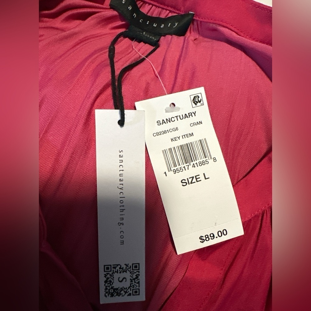 Sanctuary Fuchsia Blouse - Picture 7 of 7